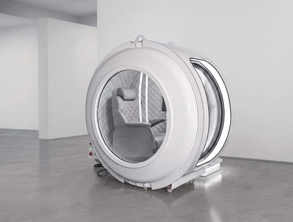 A comfortable, well-finished hyperbaric chamber