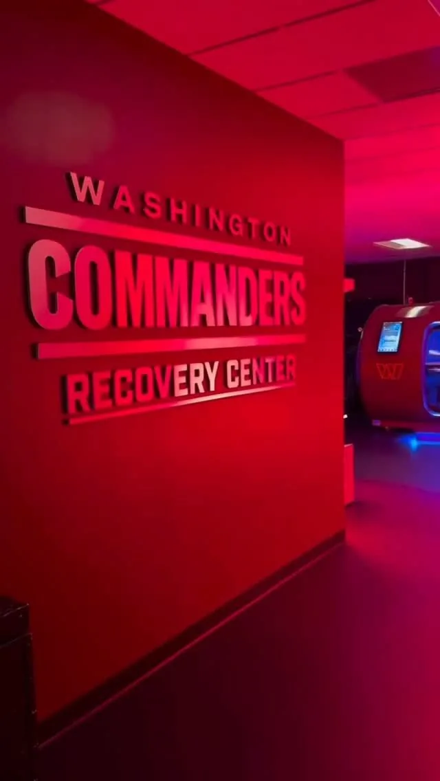 Washington Commanders recovery centre with hyperbaric chamber