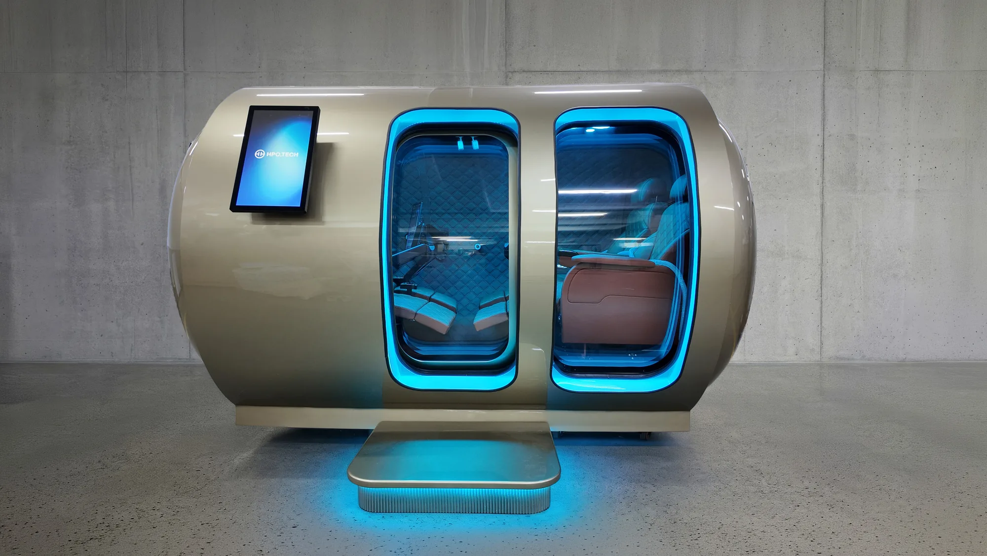 Mediterranean multi-person hyperbaric chamber